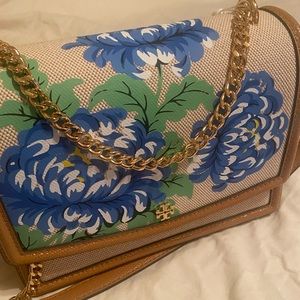 Tory Burch  Emerson Floral Canvas shoulder bag